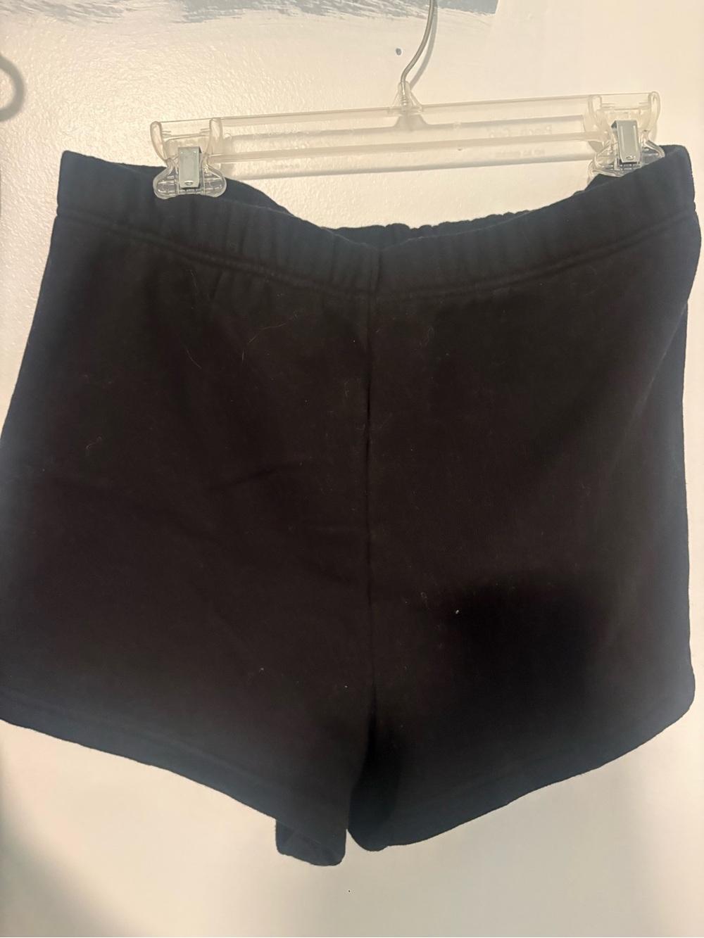 TNA Black Sweatfleece Shorts